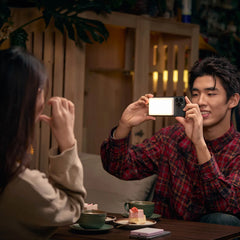 A Photo Of Godox MA5R Magnetic Full-Color LED Light with Bluetooth & NFC – Pocket-Sized Video Lighting for Content Creators