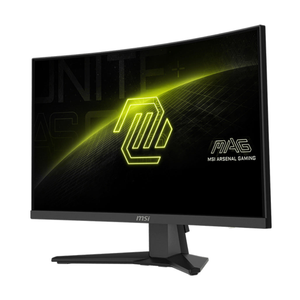 A Photo Of MSI MAG 244C - 24” FHD 180Hz Curved Gaming Monitor