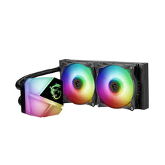 A Photo Of MSI MAG Coreliquid C240 - ARGB CPU Cooler with High Thermal Dissipation