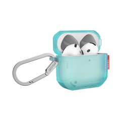 A Photo Of Skinarma MECHA CE AirPods 4 Case – Durable Retro-Futuristic Protection with Enhanced Grip & Wireless Charging Support