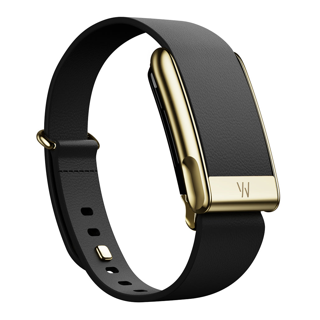 A Photo Of Whoop MG LeatherLuxe Tapered Band