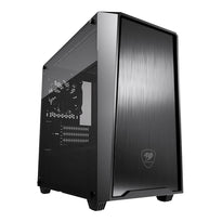 Cougar MG130-G Mini Tower Case – Compact Design with Tempered Glass Side Window, Advanced Cooling & Storage Options