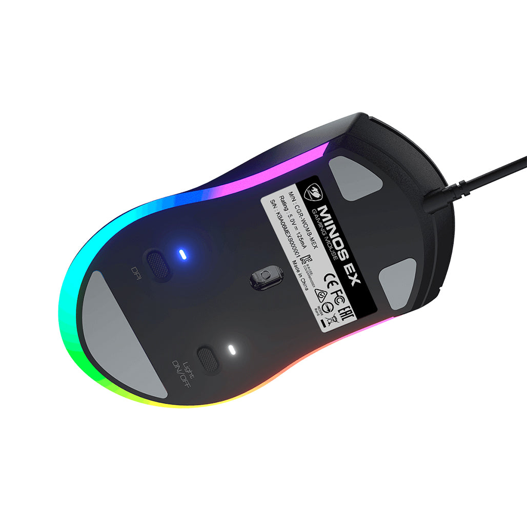 A Photo Of COUGAR Minos EX - Symmetrical RGB Gaming Mouse