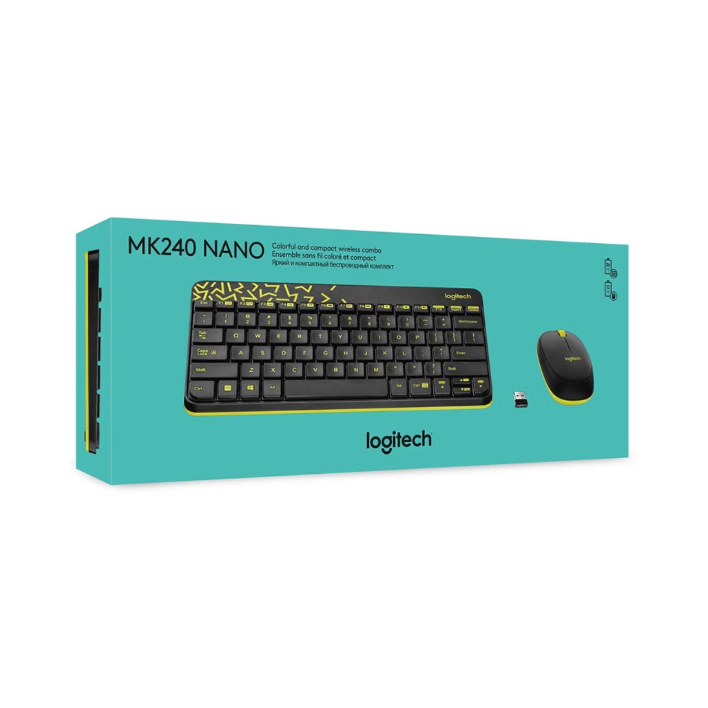A Photo Of Logitech MK240 Nano Wireless Keyboard and Mouse Combo