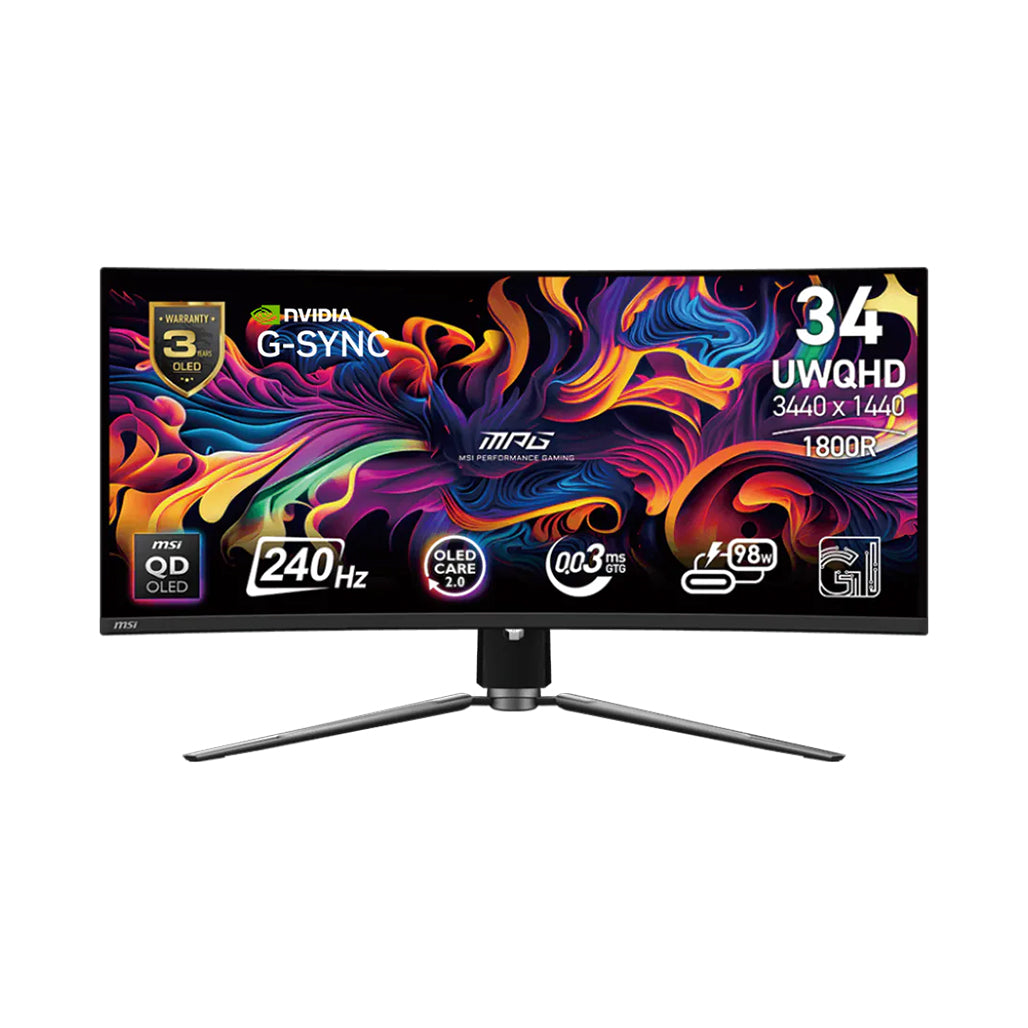 A Photo Of MSI MPG 341CQPX QD-OLED - 34