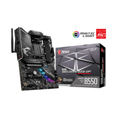 A Photo Of MSI MPG B550 Gaming Edge Motherboard - 911-7C91-014 | High-Performance ATX with Advanced Connectivity