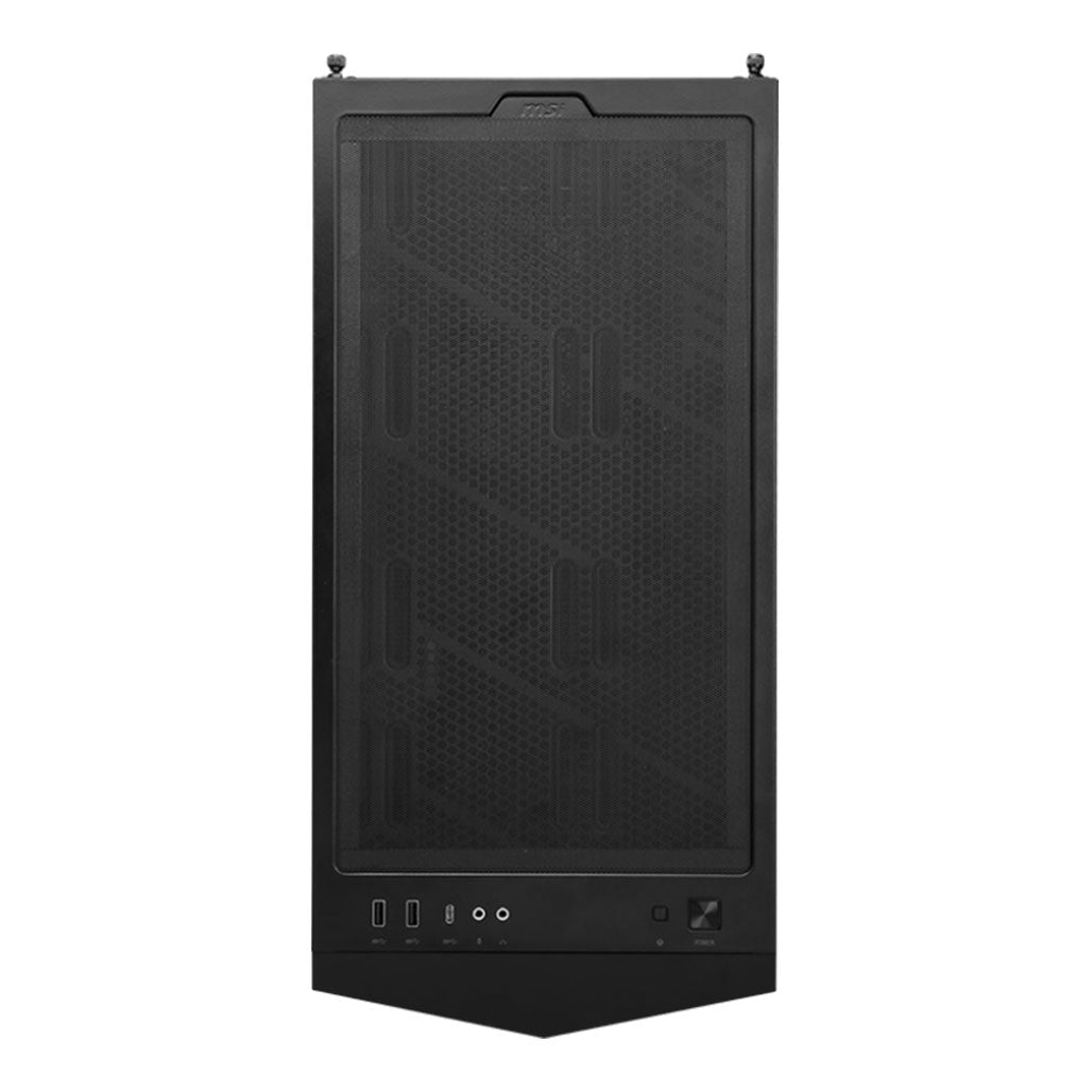 A Photo Of MSI MPG Gungnir 300P Airflow - Mid-Tower Gaming Case with Enhanced Cooling and Omnidirectional GPU Stand