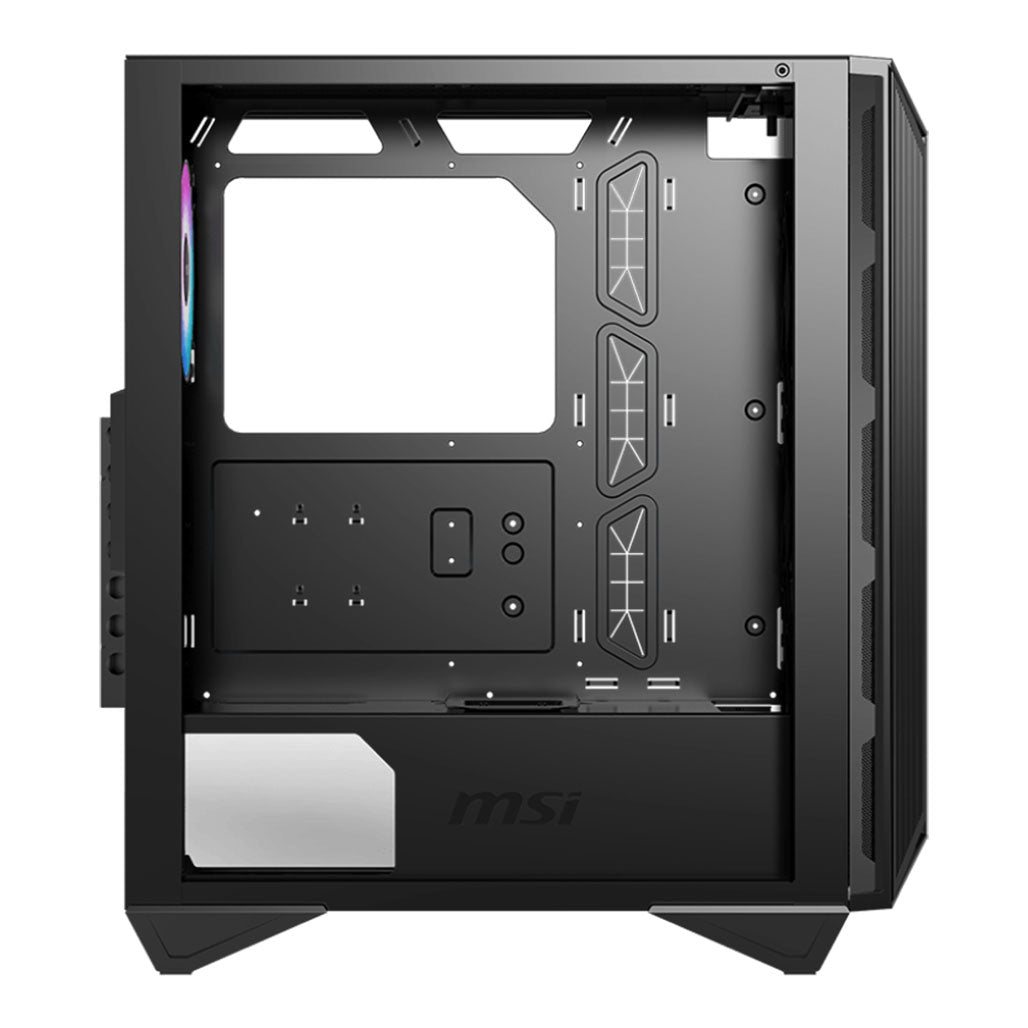 A Photo Of MSI MPG Gungnir 111R - Mid-Tower Gaming Case with ARGB Fans and Tempered Glass