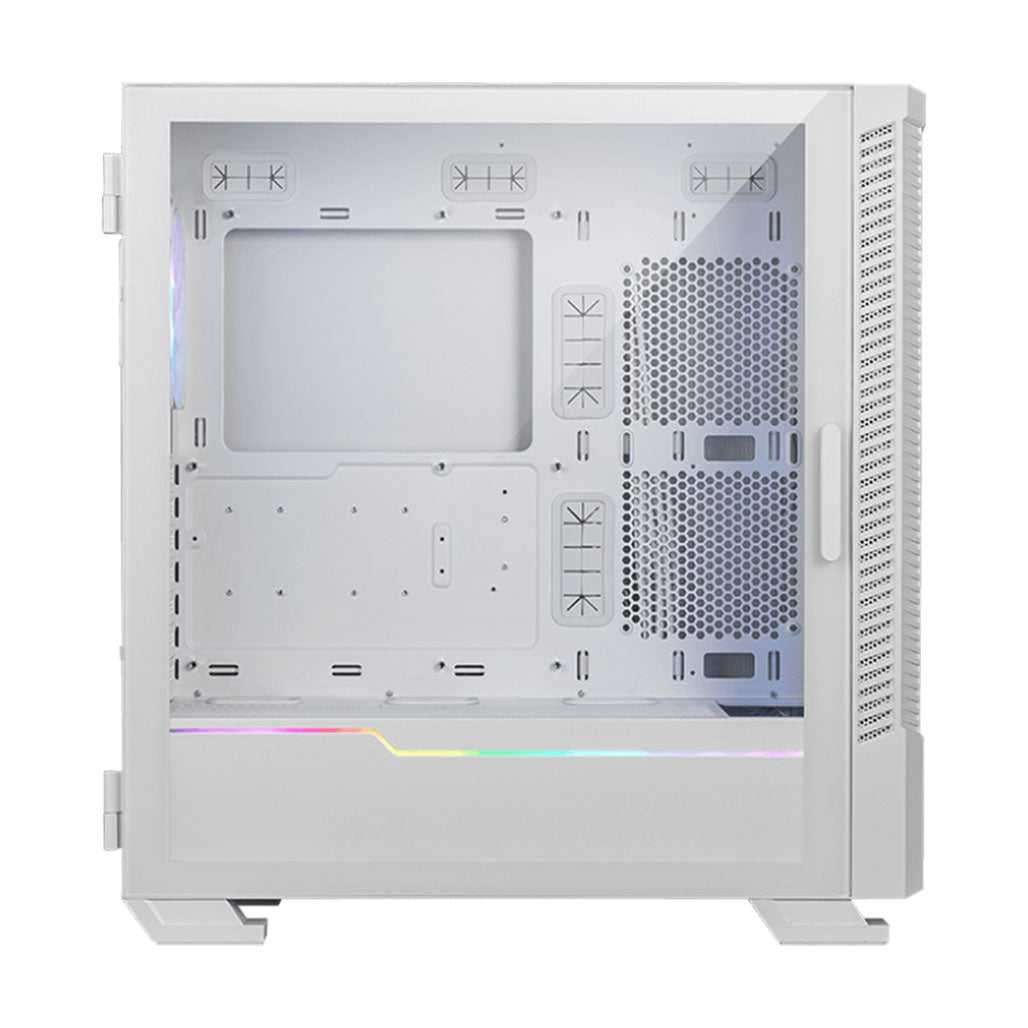A Photo Of MSI MPG Velox 100R White - Mid-Tower Gaming Case with Advanced Airflow and ARGB Lighting