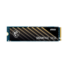 A Photo Of MSI Spatium M450 500GB PCIe 4.0 NVMe M.2 SSD - High-Speed Performance and Reliable Storage