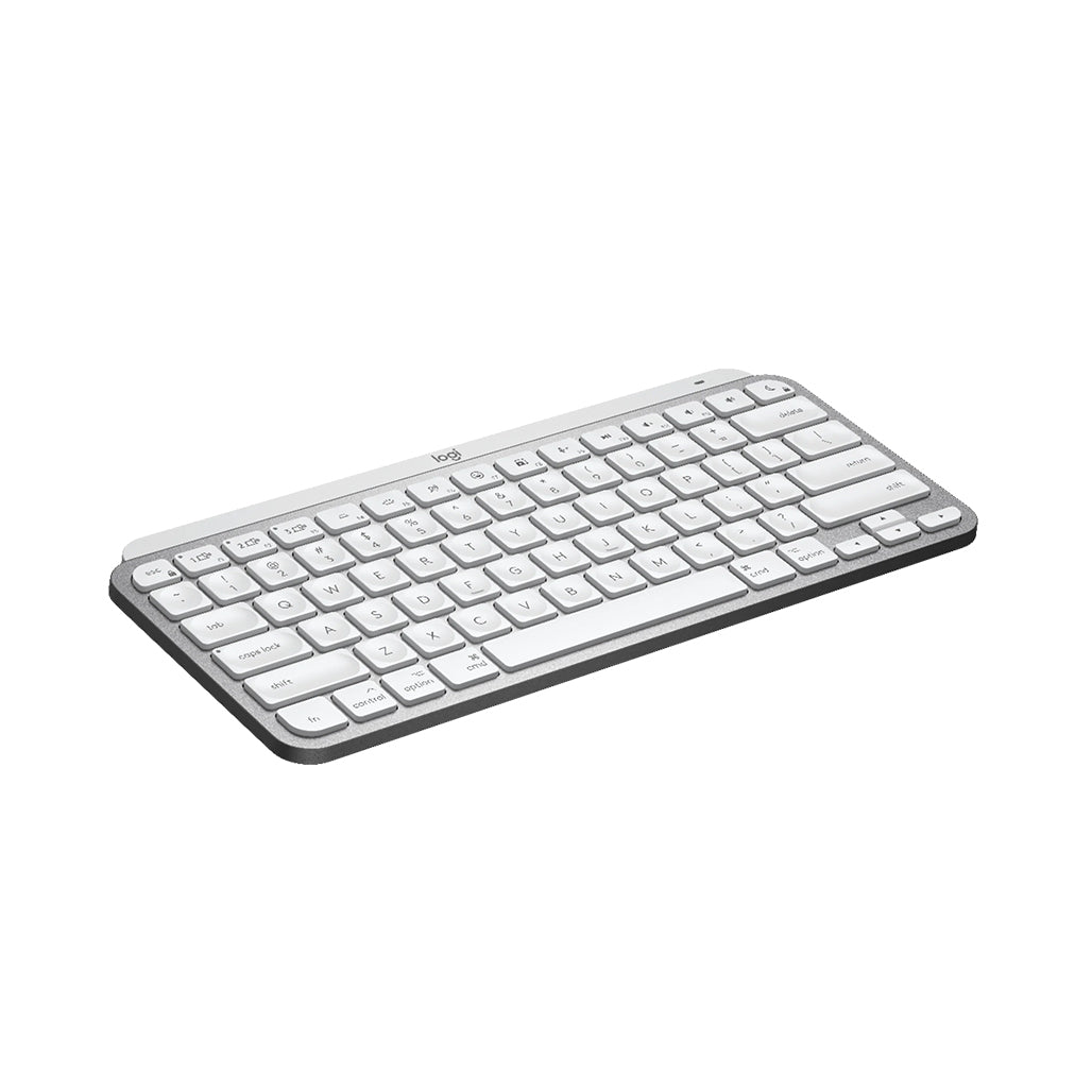 A Photo Of Logitech MX Keys Mini for Mac – Minimalist Wireless Bluetooth Illuminated Keyboard