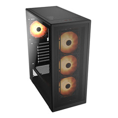 A Photo Of Cougar MX220 RGB | Mid-Tower Case with Minimalist Design and High Airflow