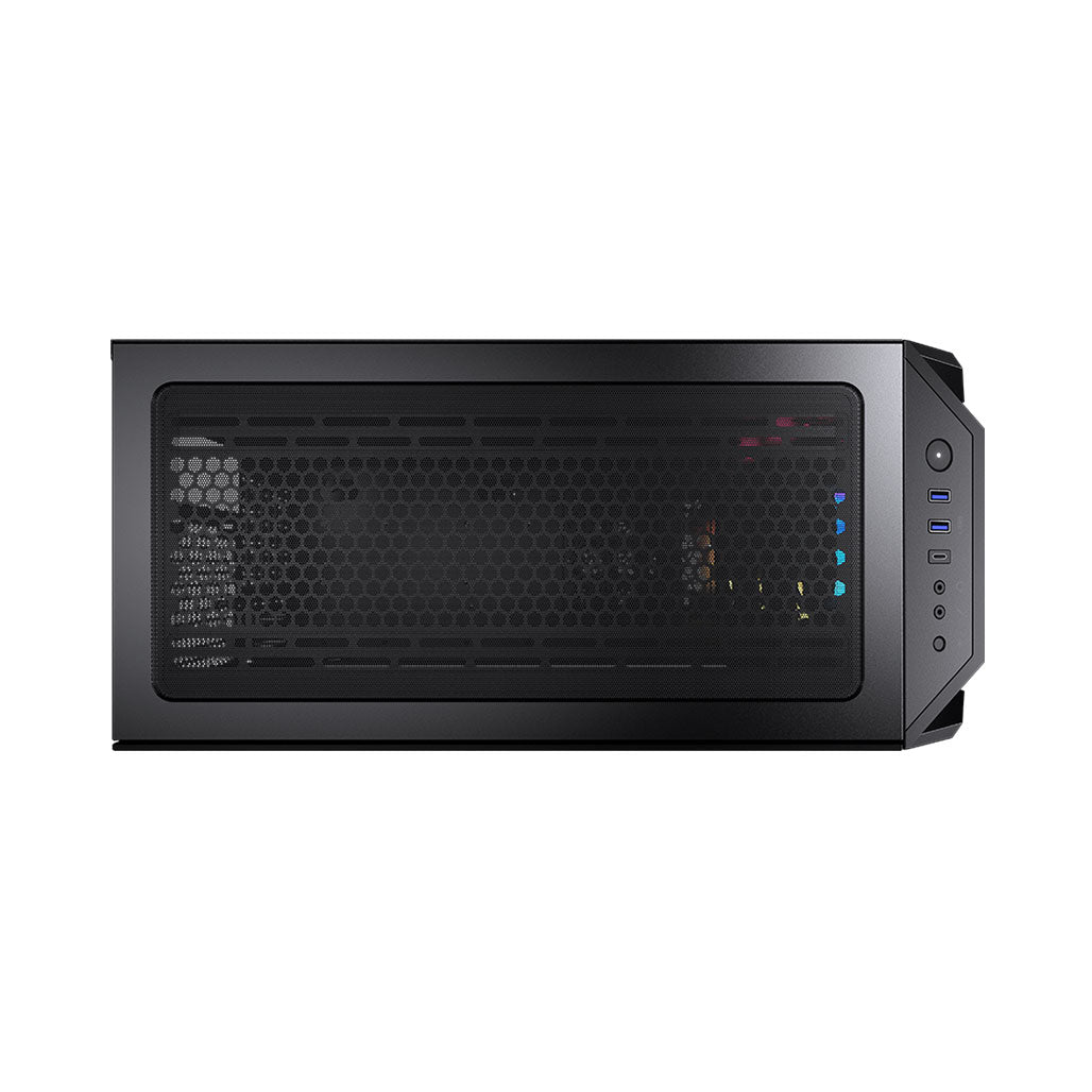 A Photo Of Cougar MX660-T RGB Mid-Tower Case – High-Performance with Advanced ARGB Lighting and Vertical GPU Support