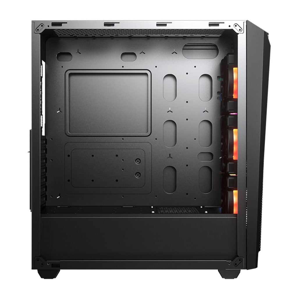 A Photo Of Cougar MX660-T RGB Mid-Tower Case – High-Performance with Advanced ARGB Lighting and Vertical GPU Support