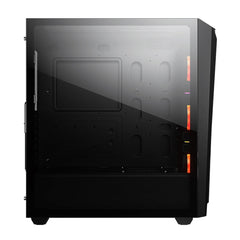 A Photo Of Cougar MX660-T RGB Mid-Tower Case – High-Performance with Advanced ARGB Lighting and Vertical GPU Support
