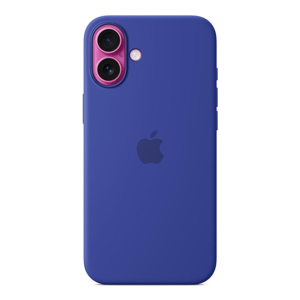 A Photo Of Apple iPhone 16 Plus Silicone Case with MagSafe