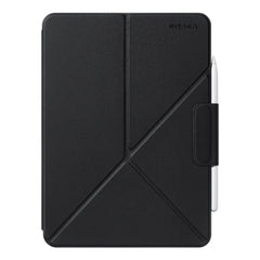 A Photo Of Pitaka MagEZ Folio 2 Magnetic Case for iPad Pro 2024 - Ultra Slim, Lightweight, with Magnetic Apple Pencil Holder - Black
