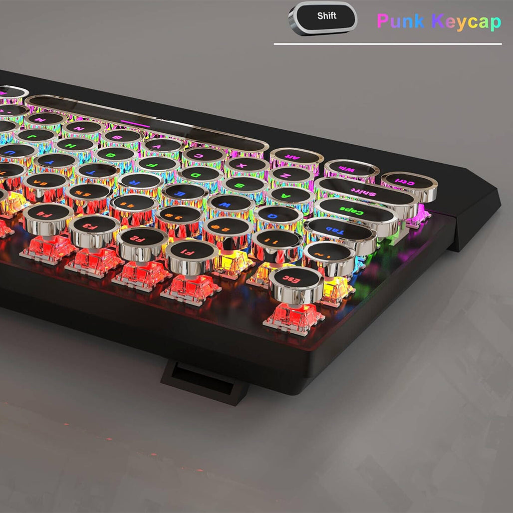 A Photo Of MageGee MK-Storm Punk Mechanical Keyboard with Rest Pad