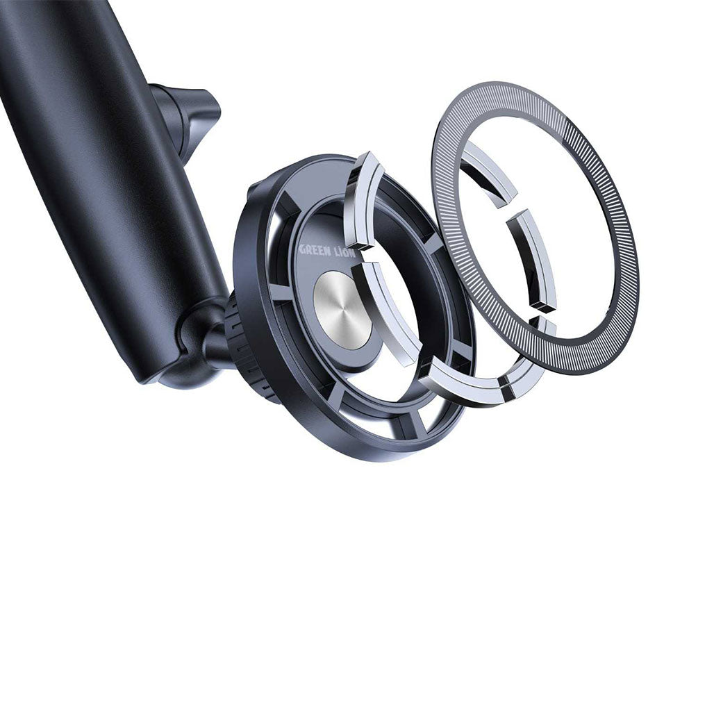 A Photo Of Green Lion 360° Magsafe Rear-View Mirror Holder