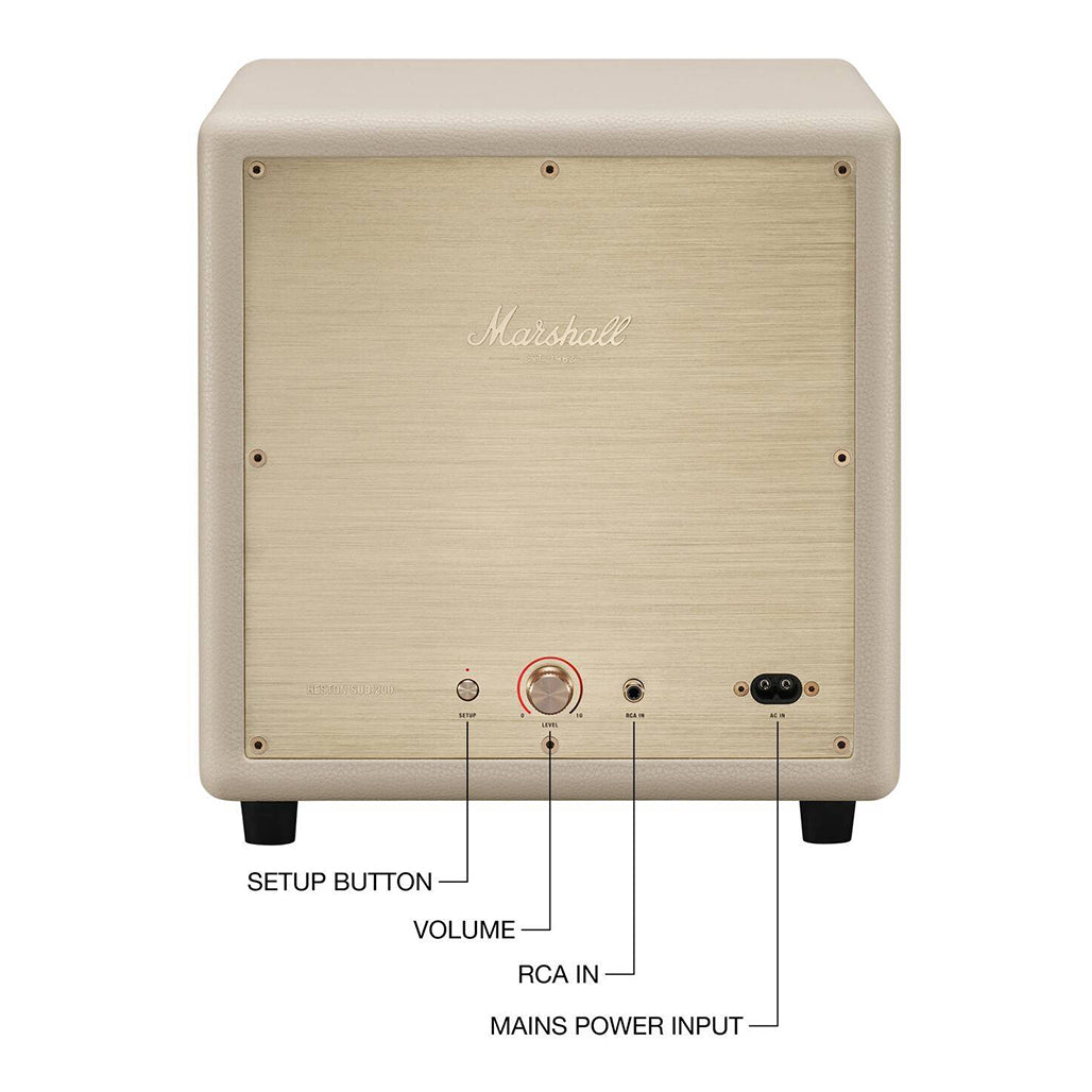 A Photo Of Marshall Heston Sub 200 Wireless Bluetooth LE Audio Subwoofer