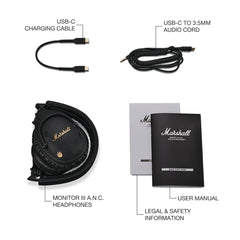 A Photo Of Marshall Monitor III A.N.C. Over-Ear Headphones – Active Noise Cancellation
