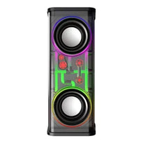 Mecha V8 Double-Shot Little Steel Gun 10W Transparent Speaker with BT5.3