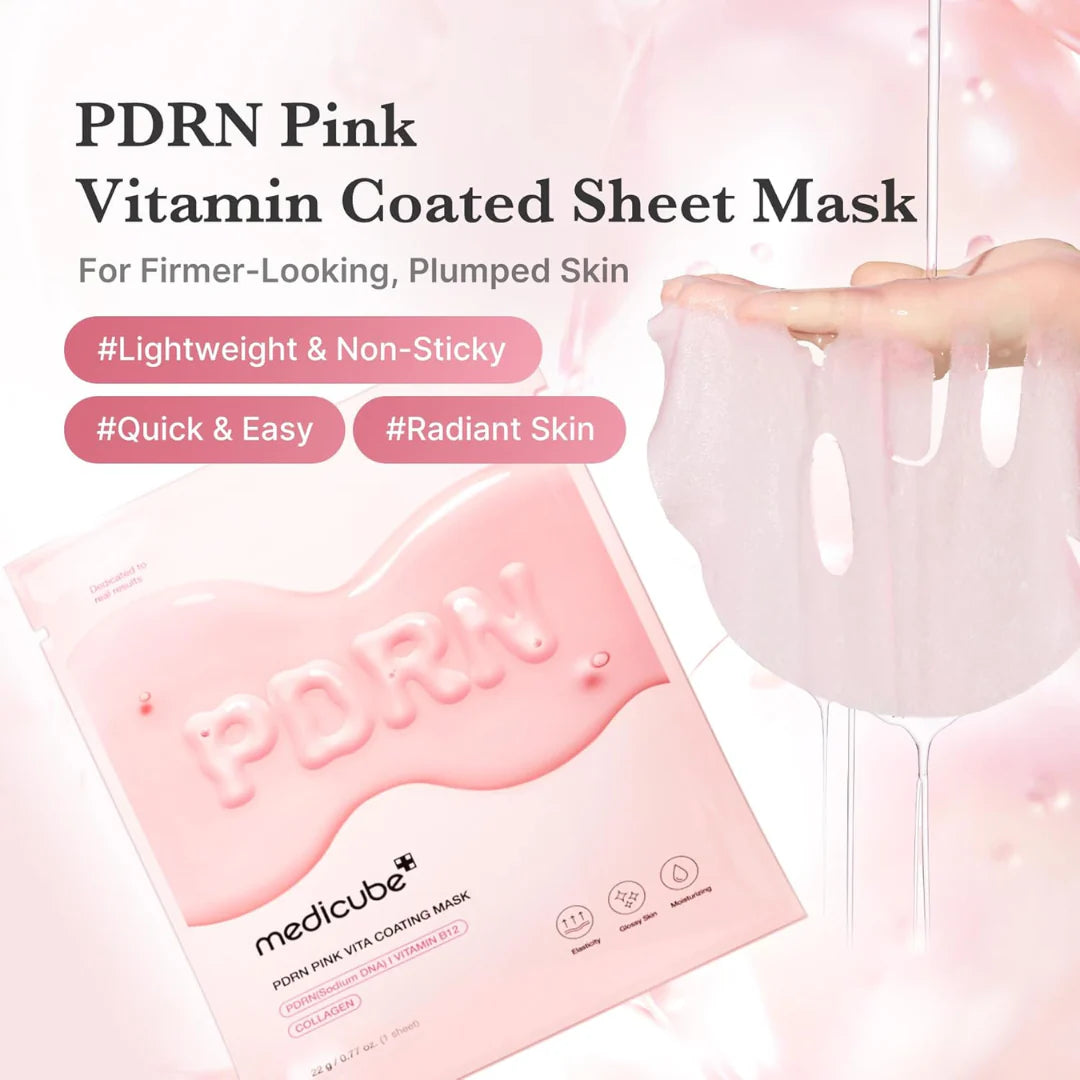 A Photo Of Medicube PDRN Pink Vita Coating Mask