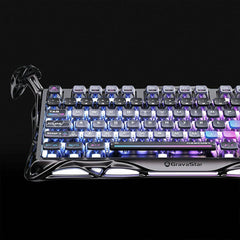 A Photo Of GravaStar Mercury K1 Pro Cyberpunk Edition – 75% Wireless Mechanical Gaming Keyboard with RGB & Tri-Mode Connectivity