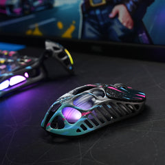 A Photo Of GravaStar Mercury X Pro 8KHz Wireless Gaming Mouse - Neon Graffiti