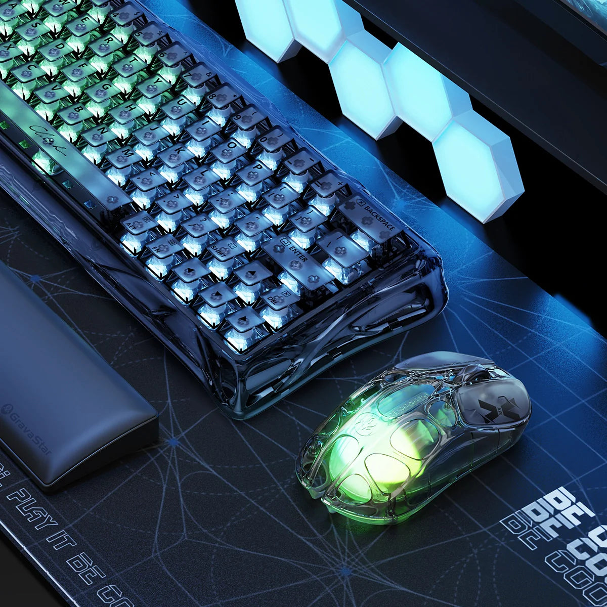 A Photo Of GravaStar Mercury X Air - 8KHz Wireless Gaming Mouse