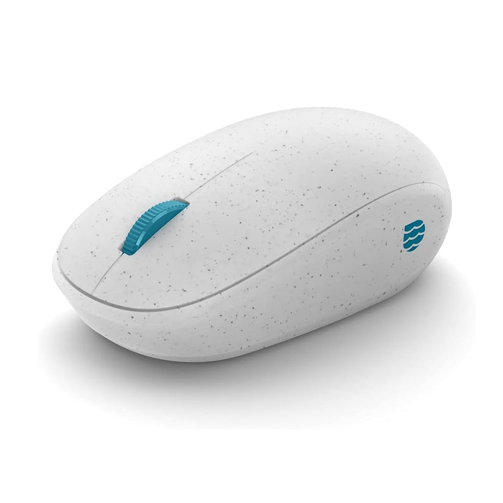 A Photo Of Microsoft Ocean Plastic Mouse - White | Eco-Friendly Design