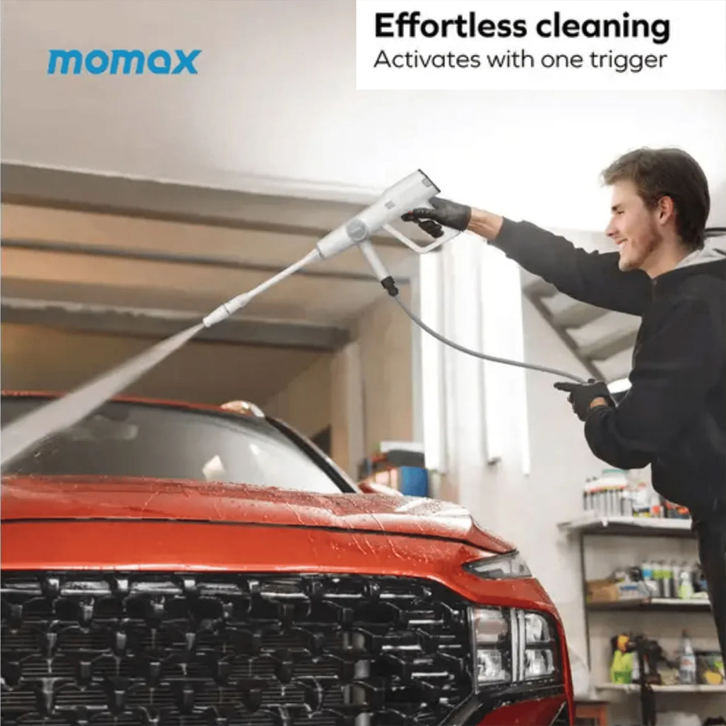 A Photo Of Momax Clean-Jug Portable Car Pressure Washer 15000mAh - CR8W