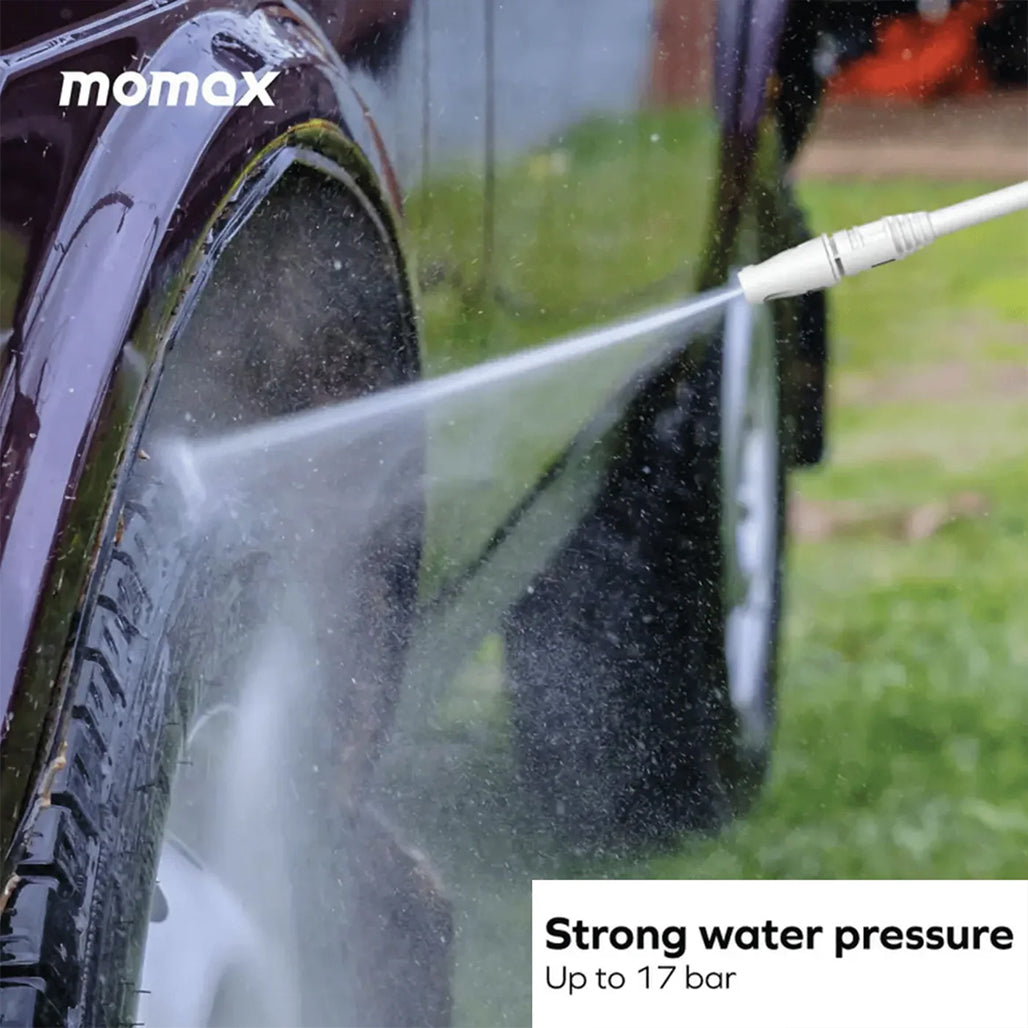 A Photo Of Momax Clean-Jug Portable Car Pressure Washer 15000mAh - CR8W