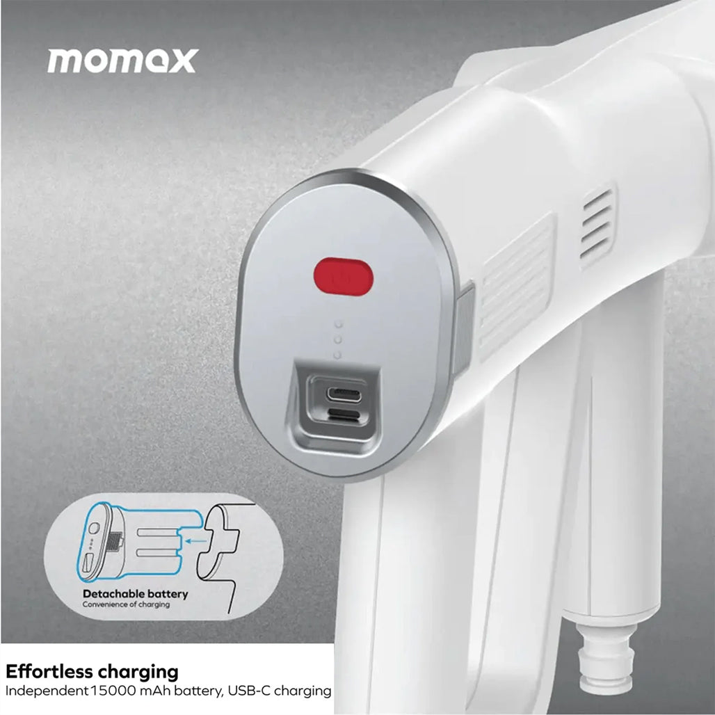 A Photo Of Momax Clean-Jug Portable Car Pressure Washer 15000mAh - CR8W