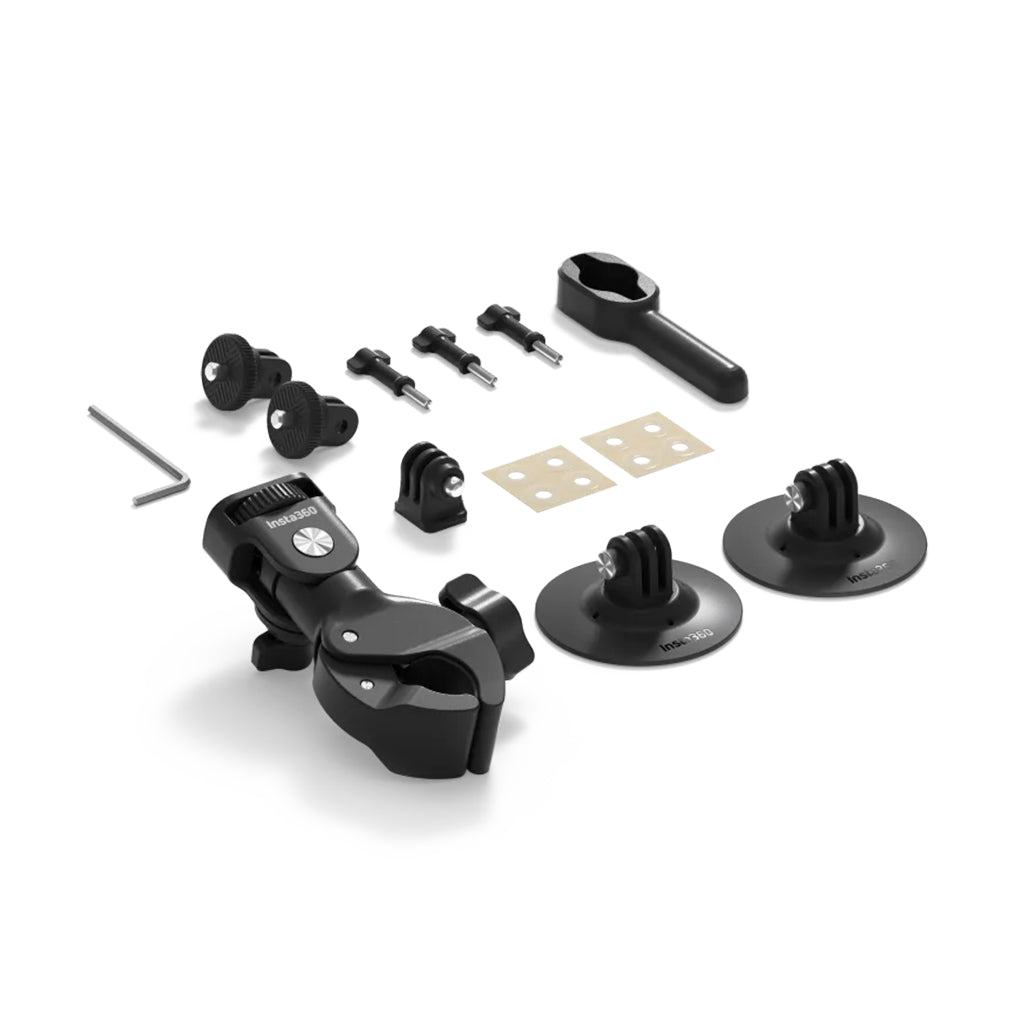 A Photo Of Insta360 Motorcycle Mount Bundle – Heavy Duty and Flexible Mounting Solutions for Riders
