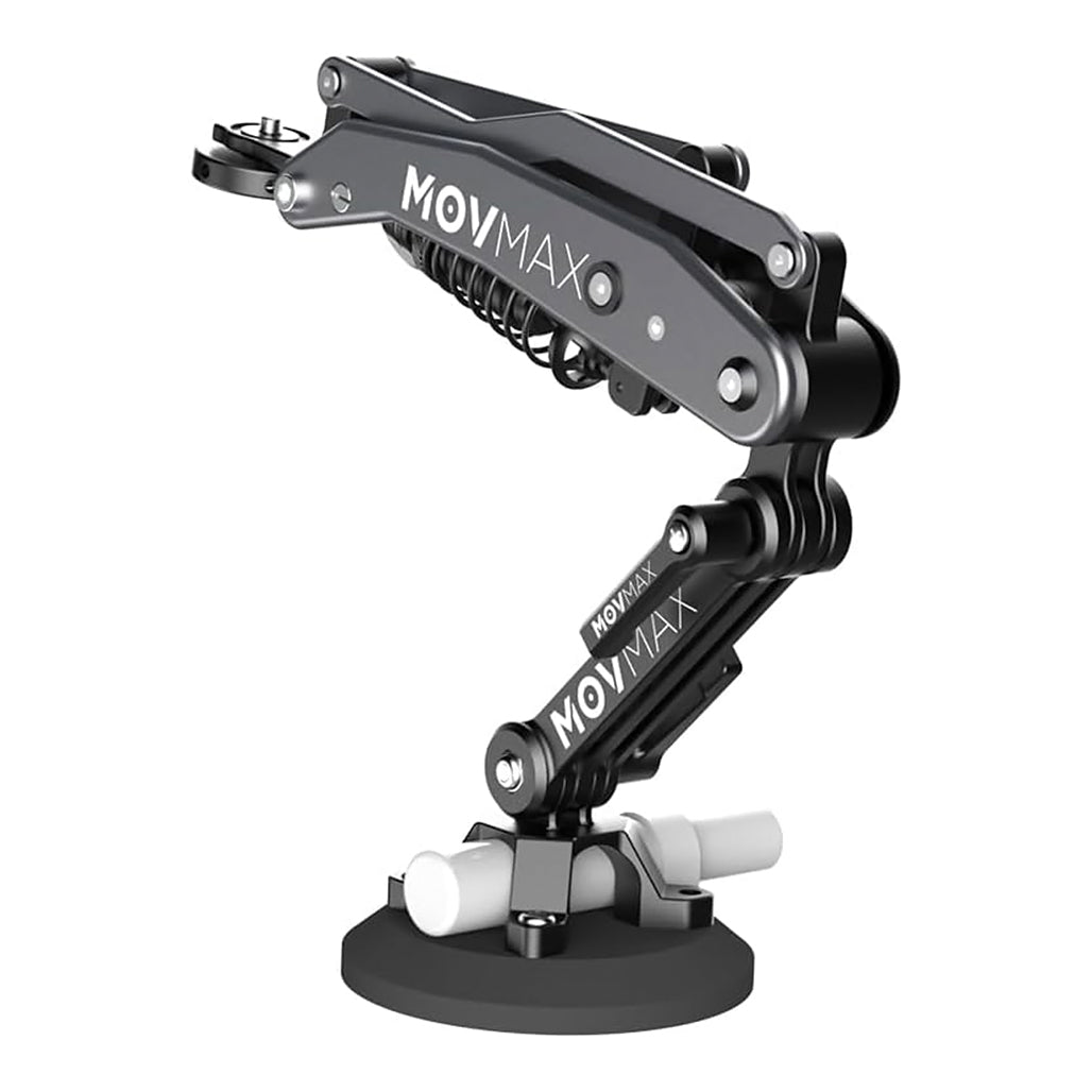 A Photo Of Movmax Blade Arm for DJI Pocket 3, Insta360 X4, and GoPro HERO 12 – Vibration-Reducing Mount with N2 Arm Technology & Adjustable Counterweight