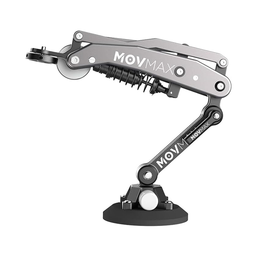 A Photo Of Movmax Blade Arm for DJI Pocket 3, Insta360 X4, and GoPro HERO 12 – Vibration-Reducing Mount with N2 Arm Technology & Adjustable Counterweight