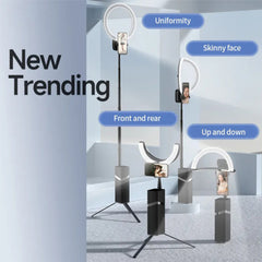 A Photo Of Multifunctional Folding Fill Light YY-1 Portable LED Ring Light