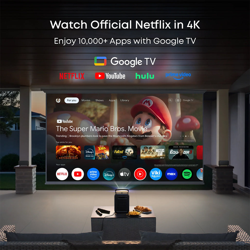 A Photo Of Nebula X1 - 4K Triple Laser Projector with Micro Gimbal