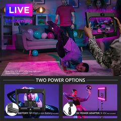 A Photo Of Neewer RGB-A111 RGB Rig Light Stabilizer with Adjustable Hue, Brightness, and Scene Modes