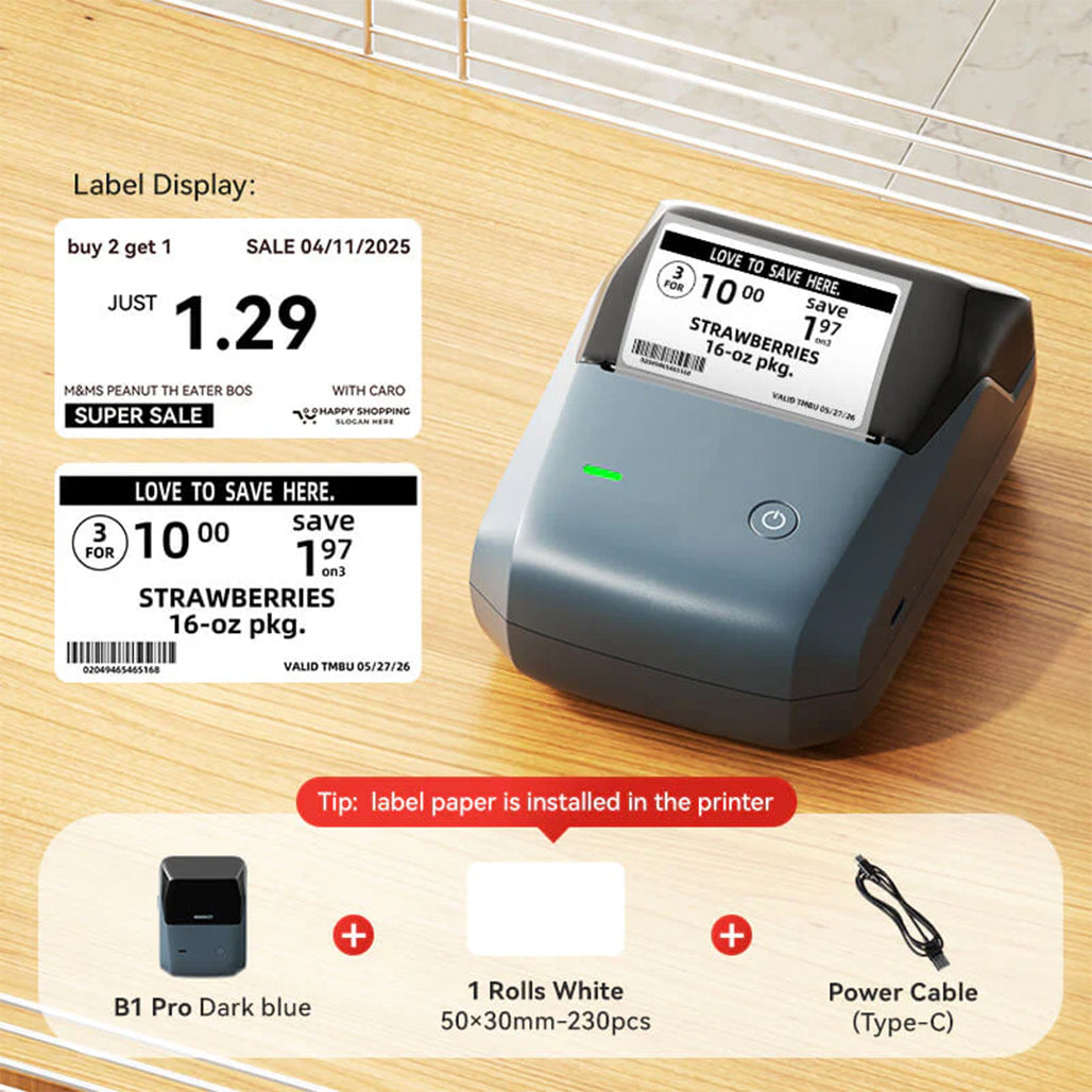A Photo Of NIIMBOT B1 Pro - Label Maker