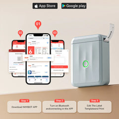 A Photo Of NIIMBOT D110 - Bluetooth Thermal Label Maker