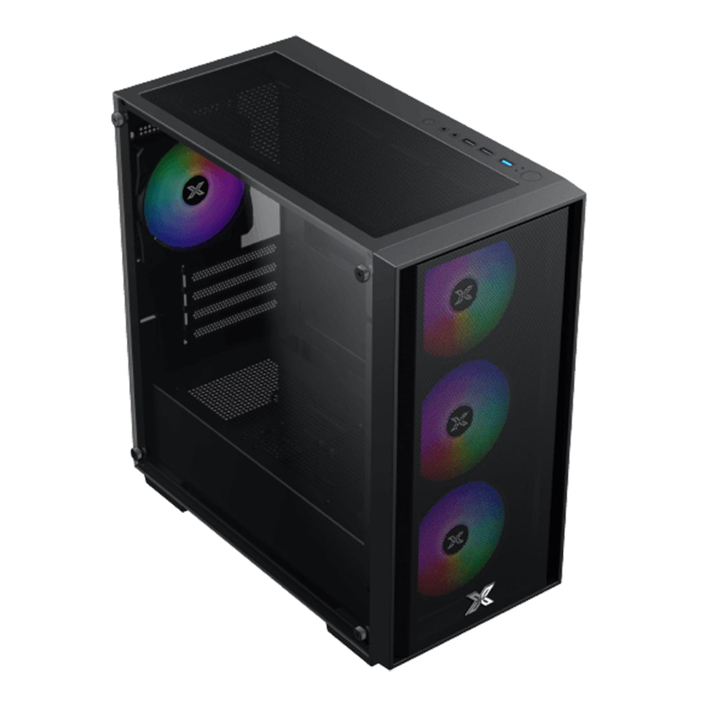 A Photo Of Xigmatek NYX Air II | High-Airflow Micro-ATX Case for Compact Builds
