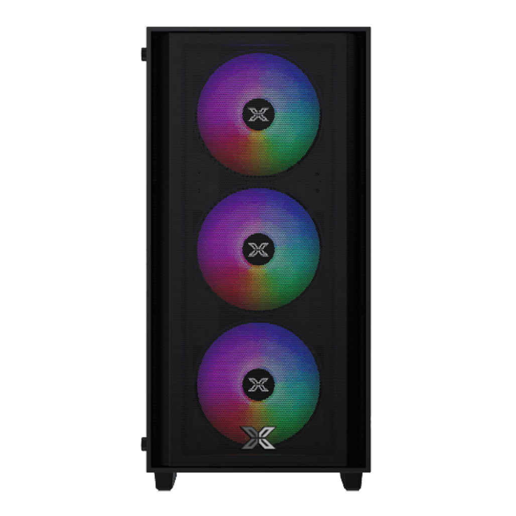 A Photo Of Xigmatek NYX Air II | High-Airflow Micro-ATX Case for Compact Builds