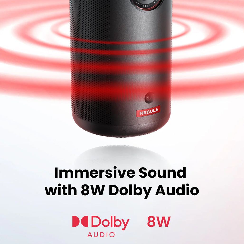 A Photo Of Nebula Capsule 3 - 1080p Mini Google TV Projector