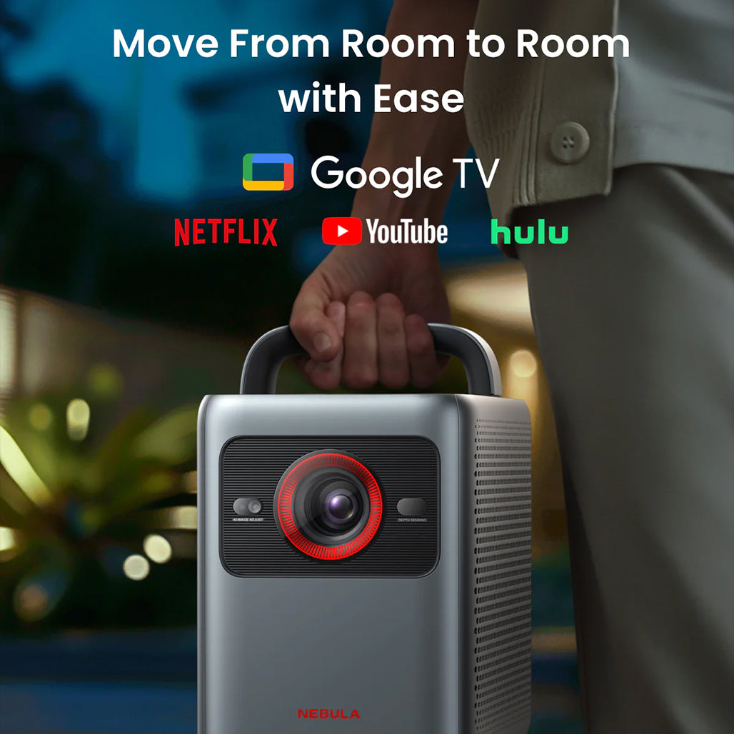 A Photo Of Nebula Cosmos 4K SE Projector with Dolby Vision & Google TV