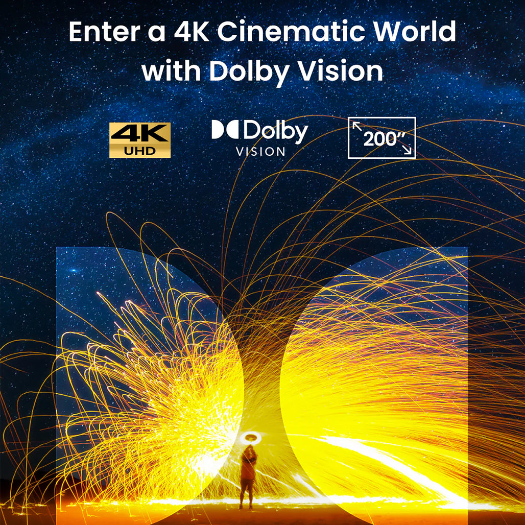 A Photo Of Nebula Cosmos 4K SE Projector with Dolby Vision & Google TV