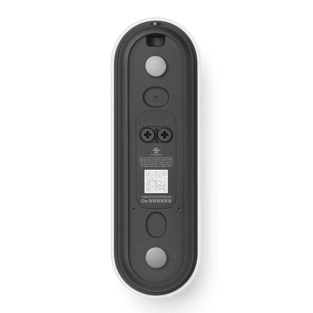 A Photo Of Google Nest Wi-Fi Video Doorbell - Battery Operated, Wireless Security in Ash Gray