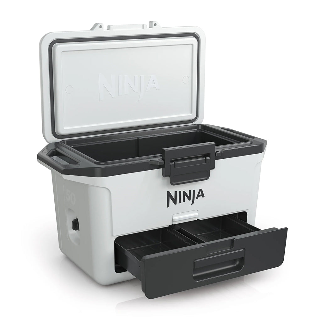A Photo Of Ninja FrostVault 50QT/47L Hard Cooler with Dry Storage Drawer
