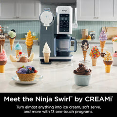 A Photo Of Ninja Swirl by CREAMi Soft Serve & Ice Cream Machine